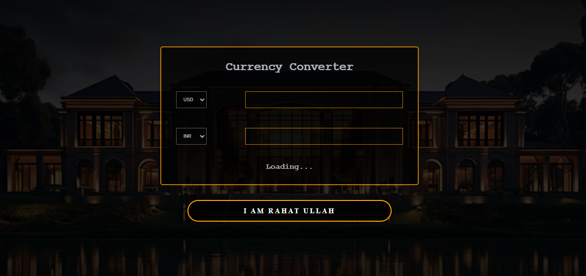 Project 6 - Currency Converter